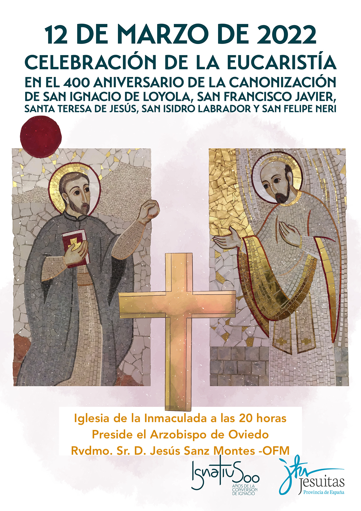 12 de marzo, Eucaristia en el 400 aniversario de la canonización de S Ignacio